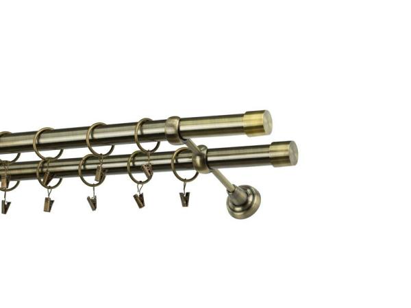 Garniže 25x25mm - dvojradové - PULLO - antik