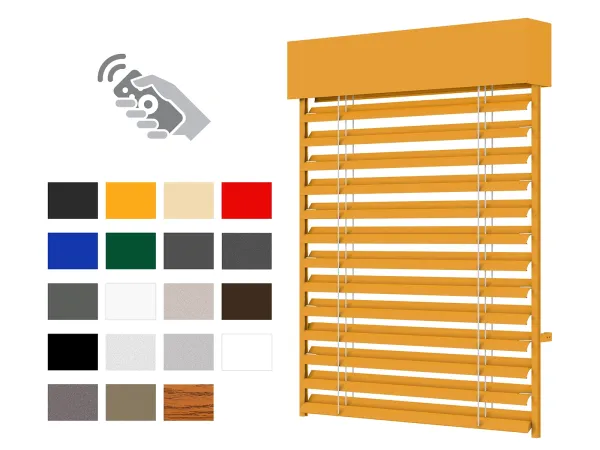 Vonkajšie žalúzie S90 - motor