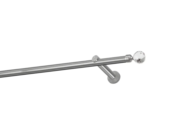 Garniža 19mm - drážková tyč - 1rad - GUĽA CRYSTAL - satin 1