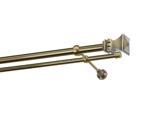 Kétsoros 25x16mm karnis - TORONY - antik 1