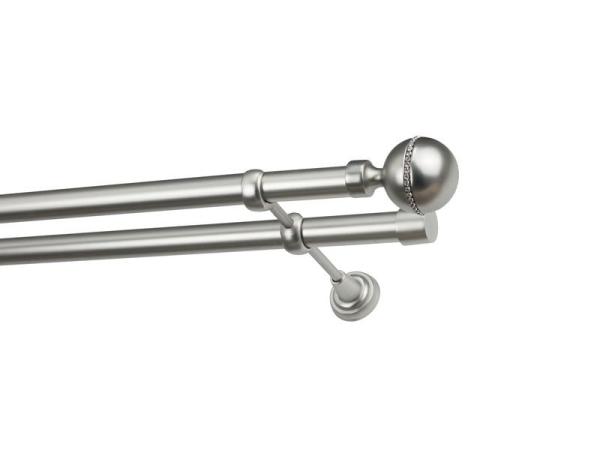 Garniže 25x25mm - dvojradové - KALISTO CRYSTAL - satin 1