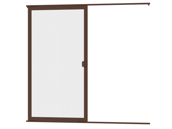 Sieťky na DVERE- posuvné - TMAVOHNEDÁ - bez priečky