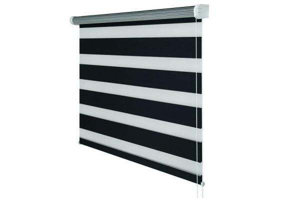 Roleta SOLID M - deň a noc - látka BLACK ELEGANCE 2