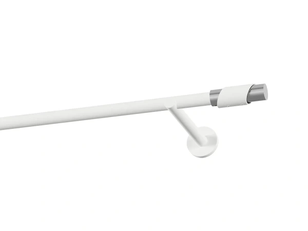 Garniža 19mm obyčajná tyč - 1rad - PARIS - biela 1