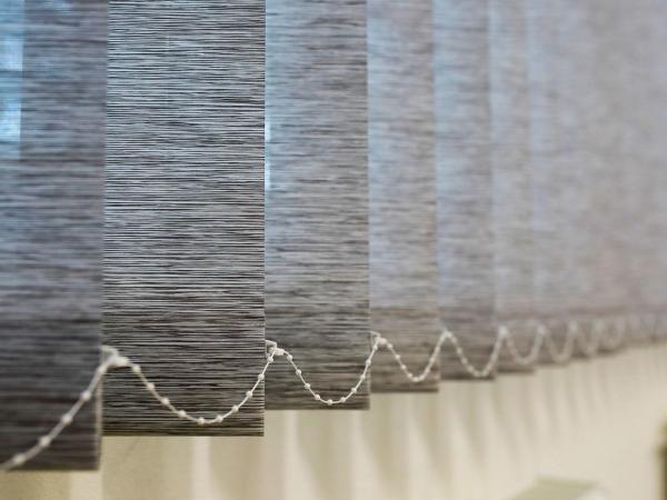 Kétszínű szalagfüggöny - KREPP szövet 5