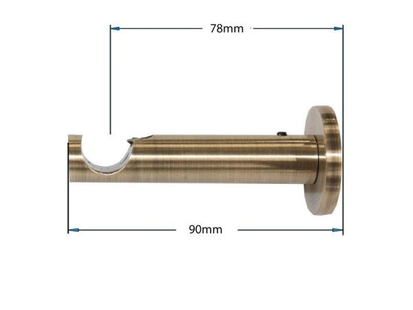 Garniže 16mm - jednoradové - GUĽA CRYSTAL - antik 3