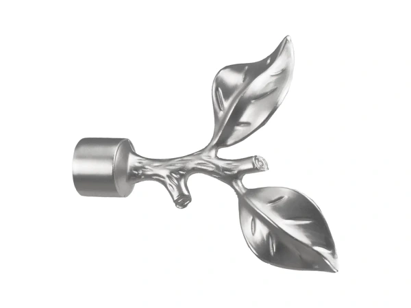 Kétsoros 16x16mm karnis - RÓZSA LEVÉL - satin 2