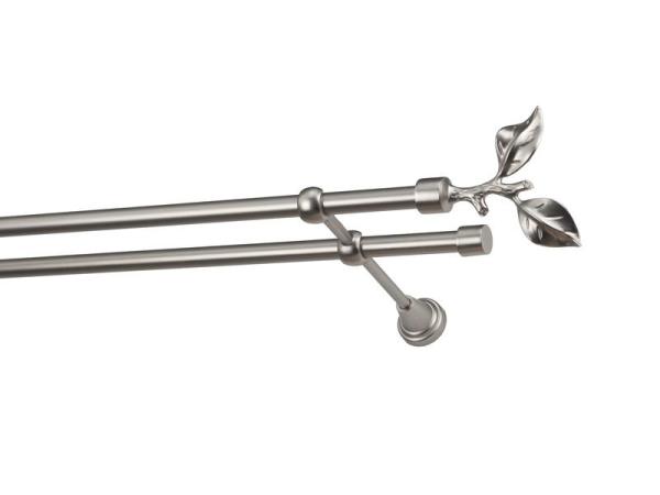 Garniže 16x16mm - dvojradové - LIST ROSE - satin 1