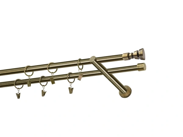 Kétsoros 16x16mm karnis - AFINA - antik