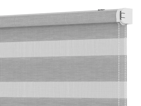 Roleta SOLID M - deň a noc - látka BLACK ELEGANCE 1