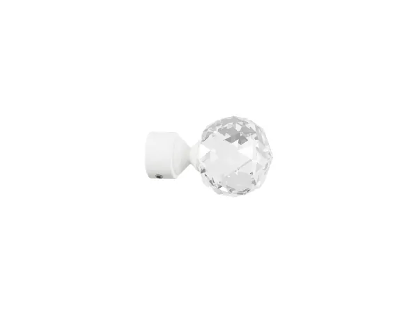 Garniža 19x19mm drážková tyč - 2rady - GUĽA CRYSTAL - čierno biela