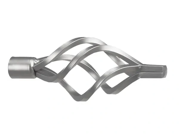 Kétsoros 16x16mm karnis - AZUR GOLYÓ - satin