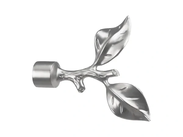 Kétsoros 16x16mm karnis - RÓZSA LEVÉL - satin