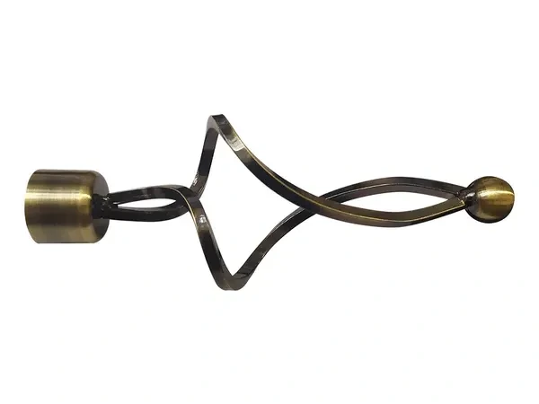 Garniža 19x19mm - drážková tyč - 2rady - FALIST - antik