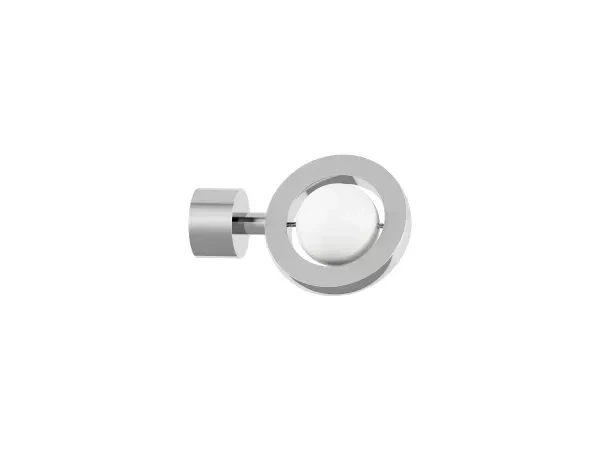 Garniža 19mm drážková tyč - 1rad - SFERA - čierno biela